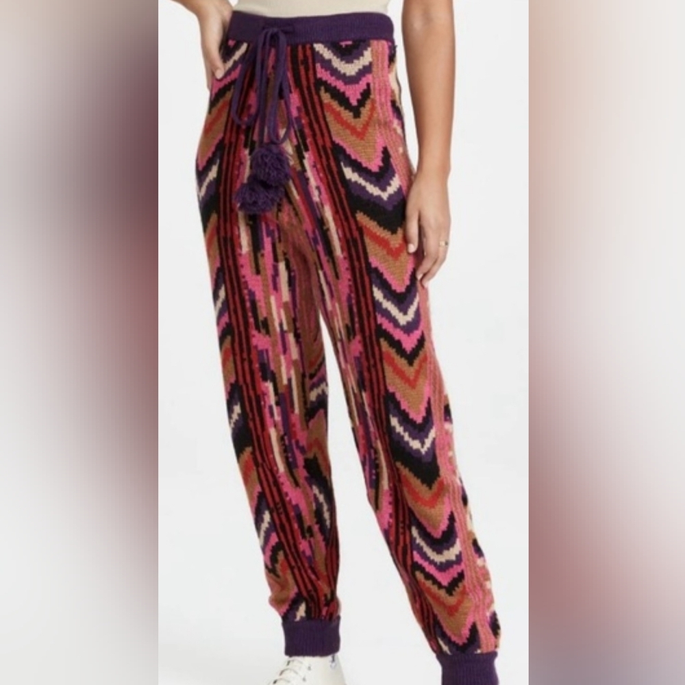 Farm Rio Wool Sweater Oversized Pants
